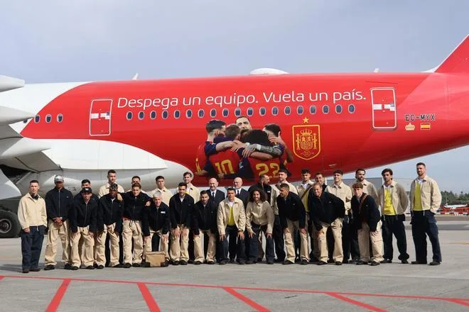 La selección española parte hacia Estados Unidos para iniciar concentración previa al Mundial