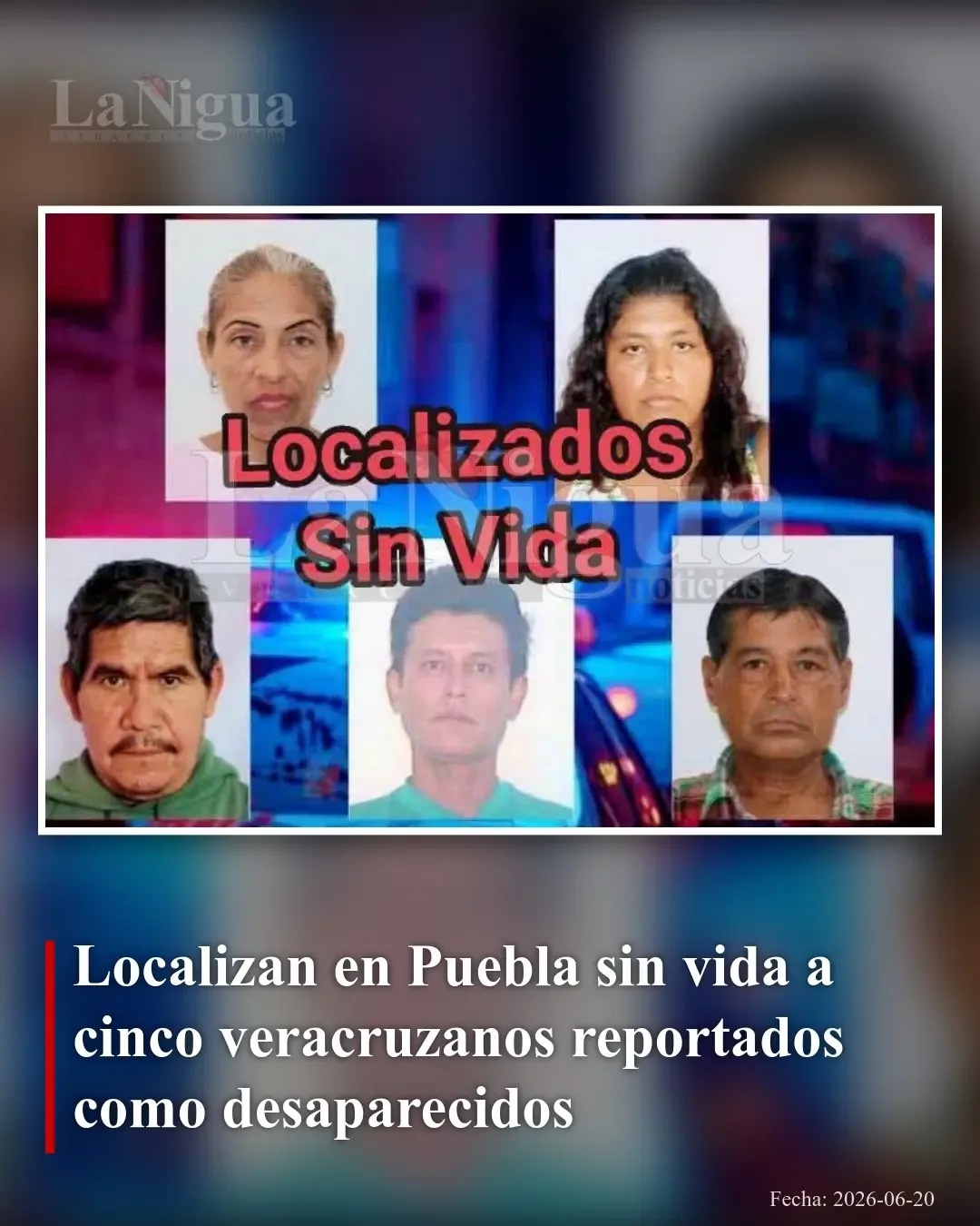 Localizan en Puebla los cuerpos de cinco veracruzanos desaparecidos