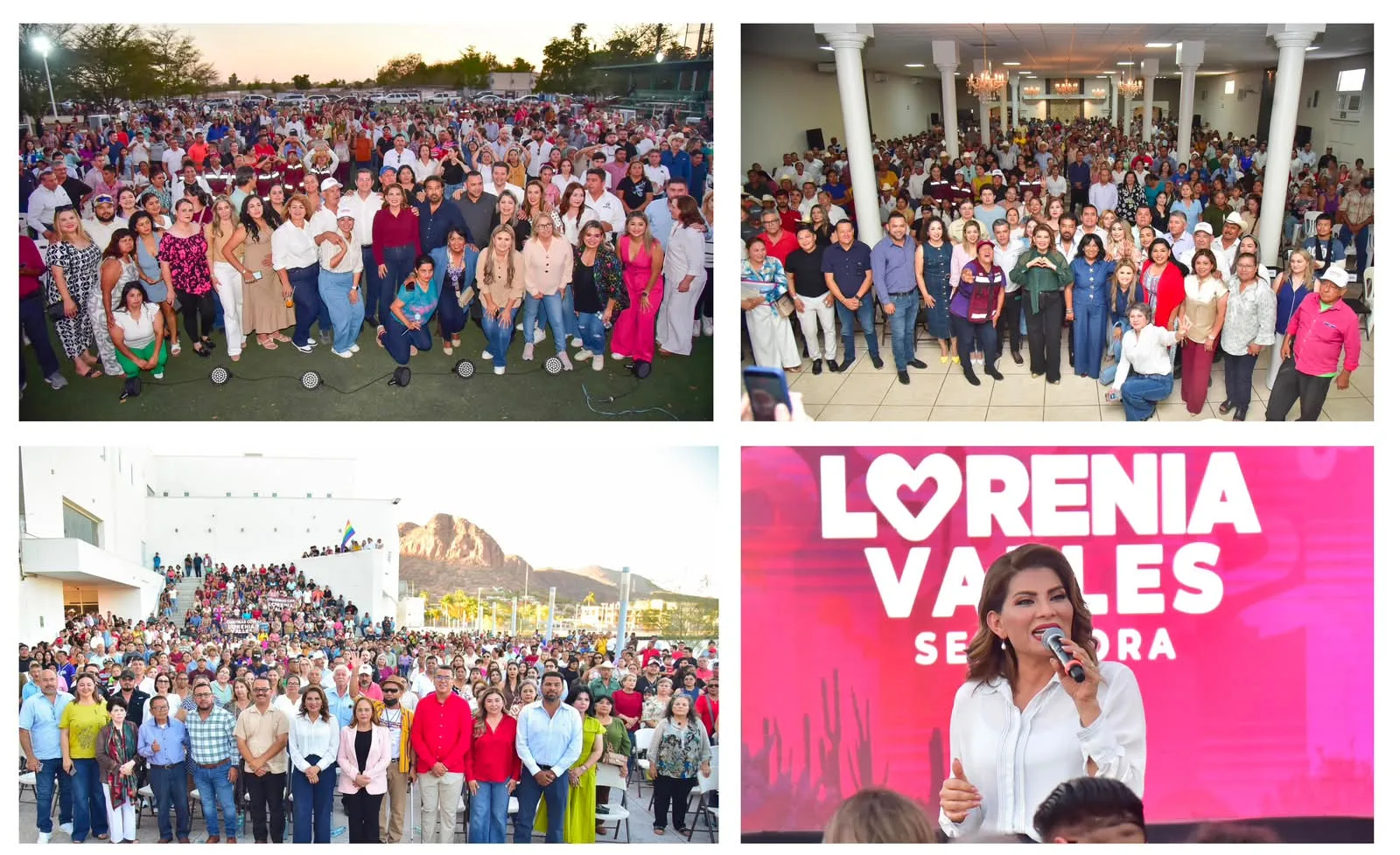 Lorenia Valles promueve diálogos para fortalecer la Cuarta Transformación en Sonora