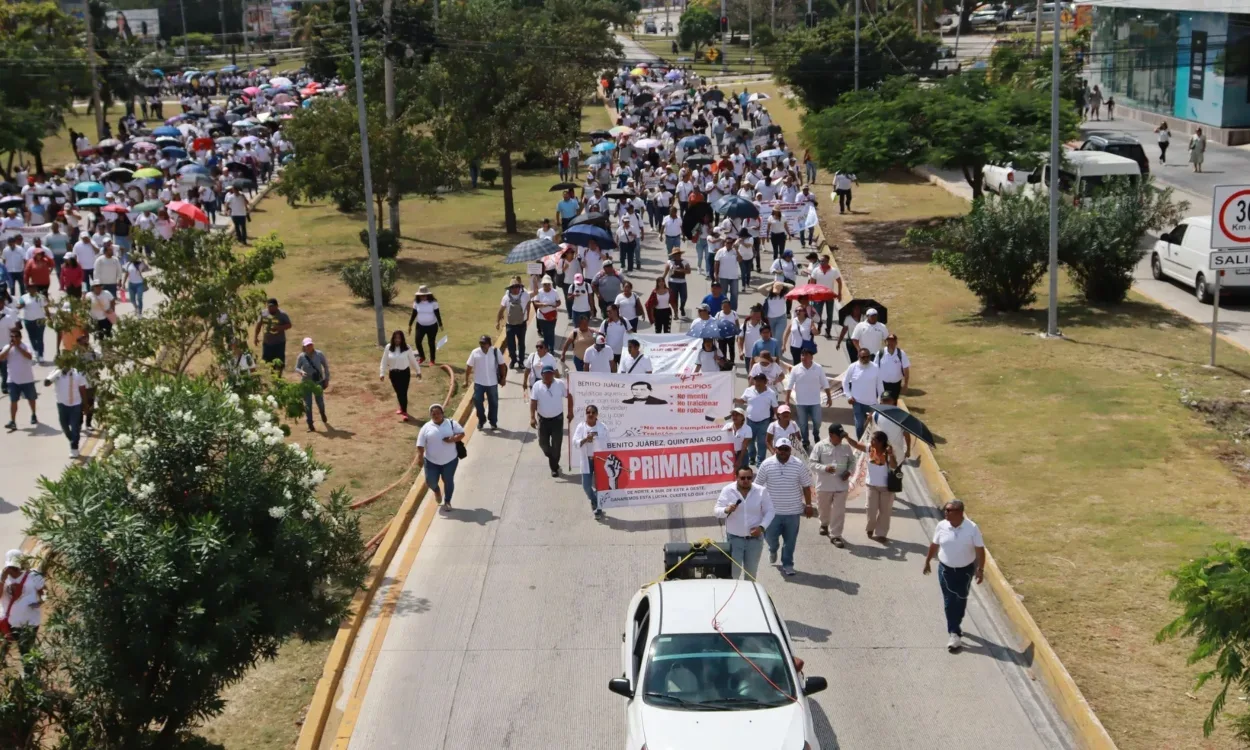 Maestros de Quintana Roo se suman a paro nacional contra la ley del ISSSTE