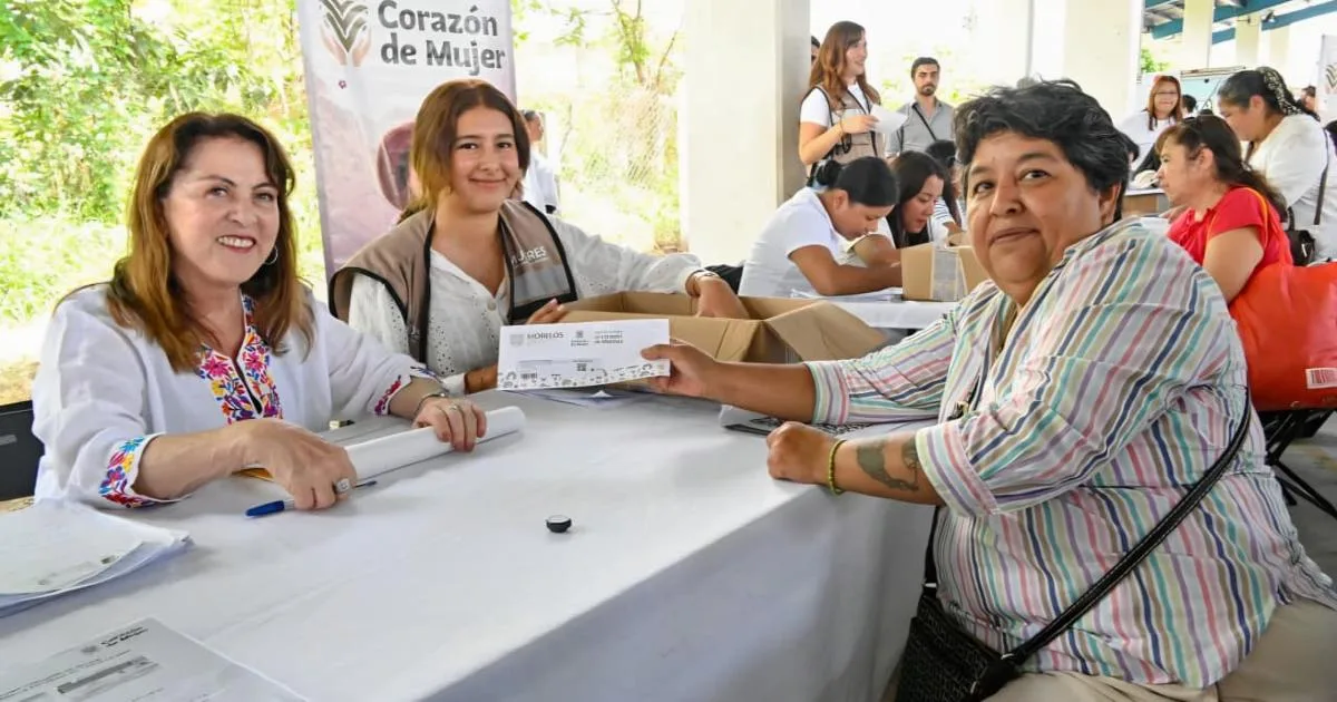 Más de 37 mil mujeres de Morelos reciben apoyos del programa Corazón de Mujer