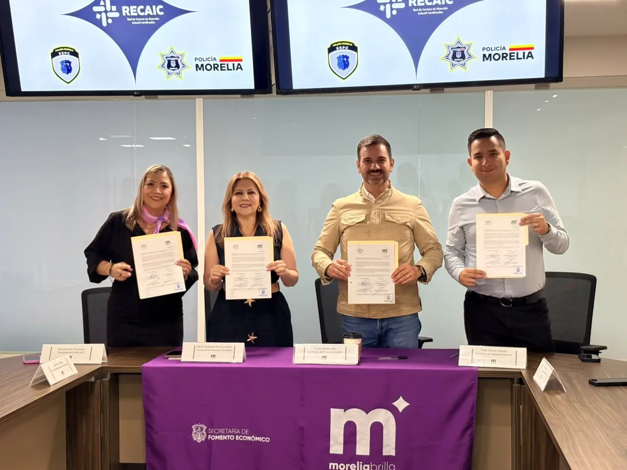 Morelia impulsa apoyo a familias con convenio para cuidado infantil seguro