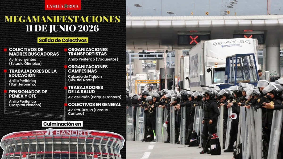 Movilizaciones sociales en México marcan la antesala del Mundial de Futbol 2026