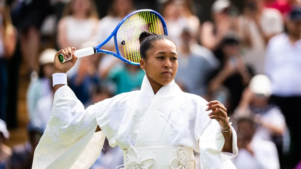 Naomi Osaka rinde homenaje a sus raíces con un kimono en Wimbledon 2026