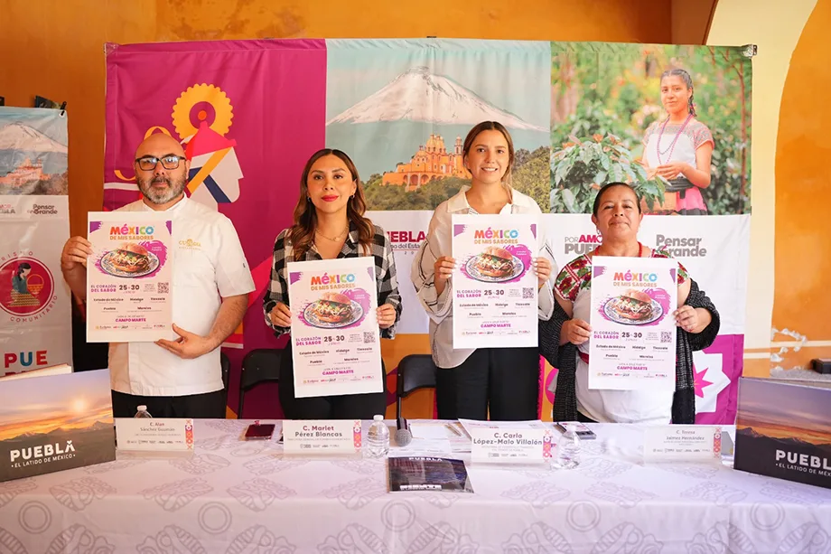 Puebla exhibirá su gastronomía en el evento “México de mis Sabores” durante la Copa Mundial