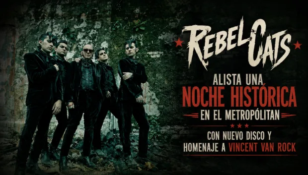 Rebel Cats prepara concierto en el Metropólitan para estrenar su nuevo álbum y homenajear a Vincent Van Rock