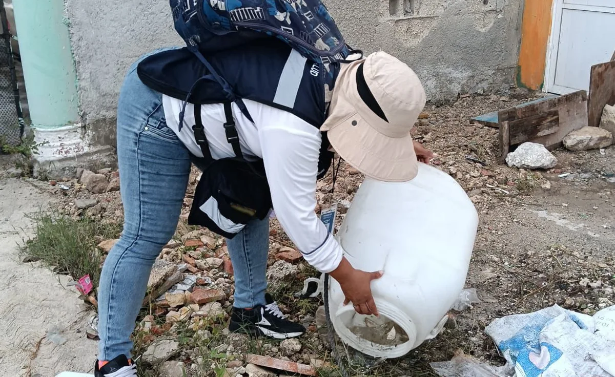 Refuerzan campaña “Patio Limpio” para prevenir dengue y otras enfermedades en Progreso