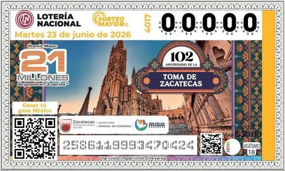 Resultados del Sorteo Mayor 4017 de la Lotería Nacional y premios principales