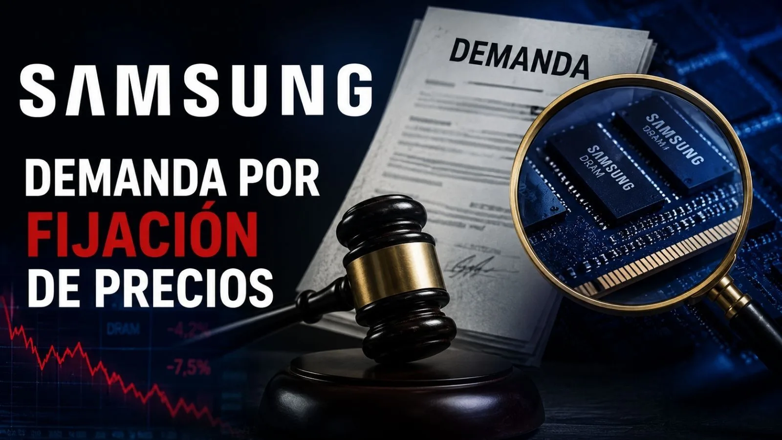 Samsung enfrenta nueva demanda por supuesta restricción de oferta en memoria RAM