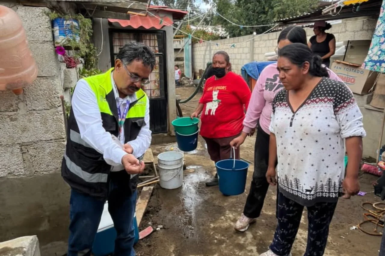 Secretaría de Salud en Puebla intensifica medidas sanitarias tras afectaciones en Ciudad Serdán