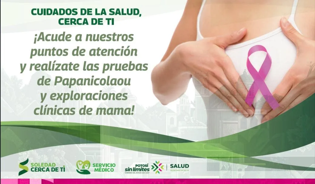 Soledad lanza campaña gratuita para detección temprana del cáncer de mama
