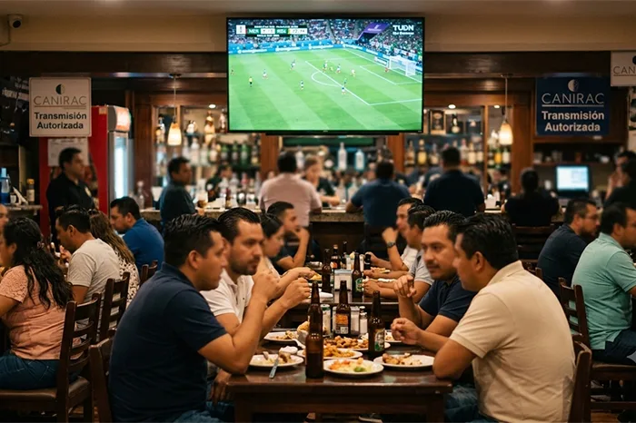Transmitir el Mundial 2026 en restaurantes requiere licencia comercial según Canirac