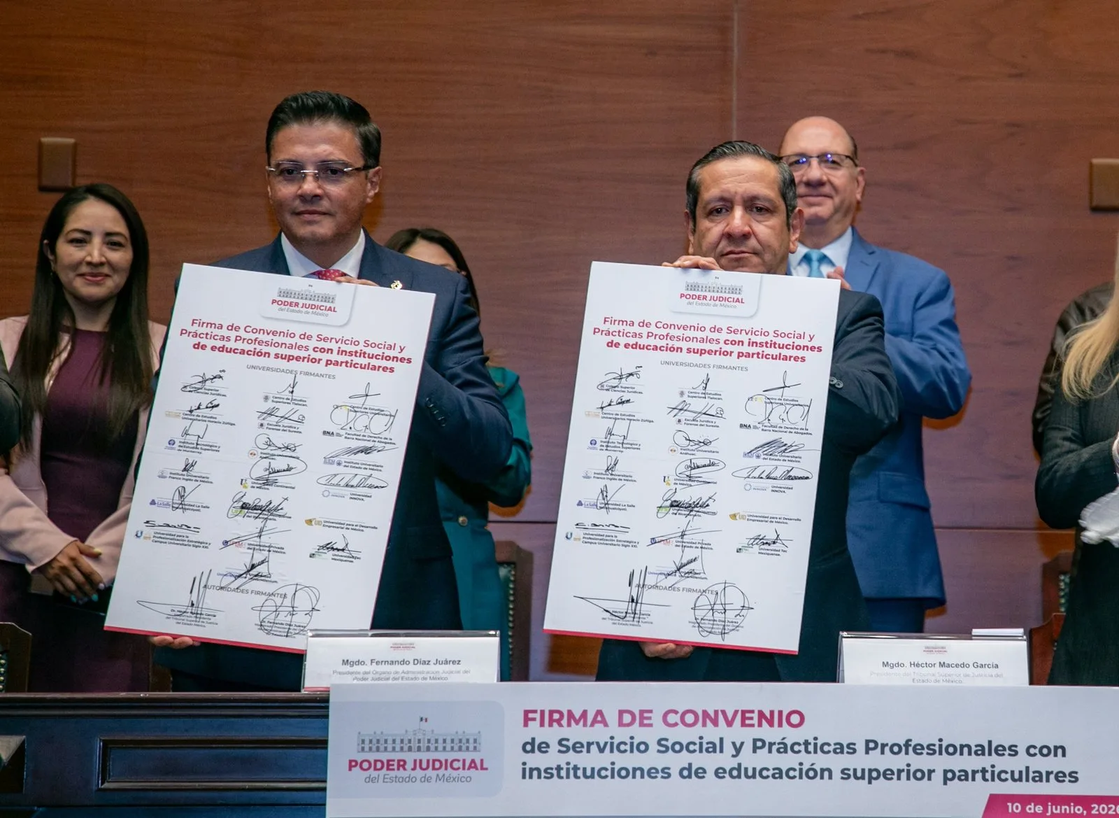 Tribunal del Edomex impulsa prácticas profesionales con 19 universidades privadas