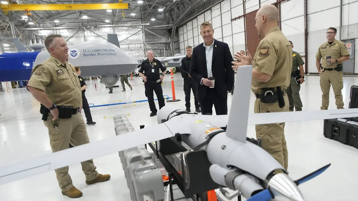Trump incrementó 20 veces la cantidad de drones en la frontera con México