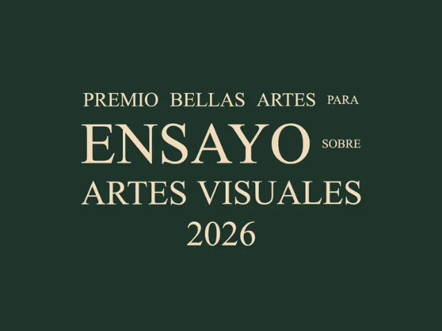 Abren convocatoria para el Premio Bellas Artes de Ensayo sobre Artes Visuales 2026