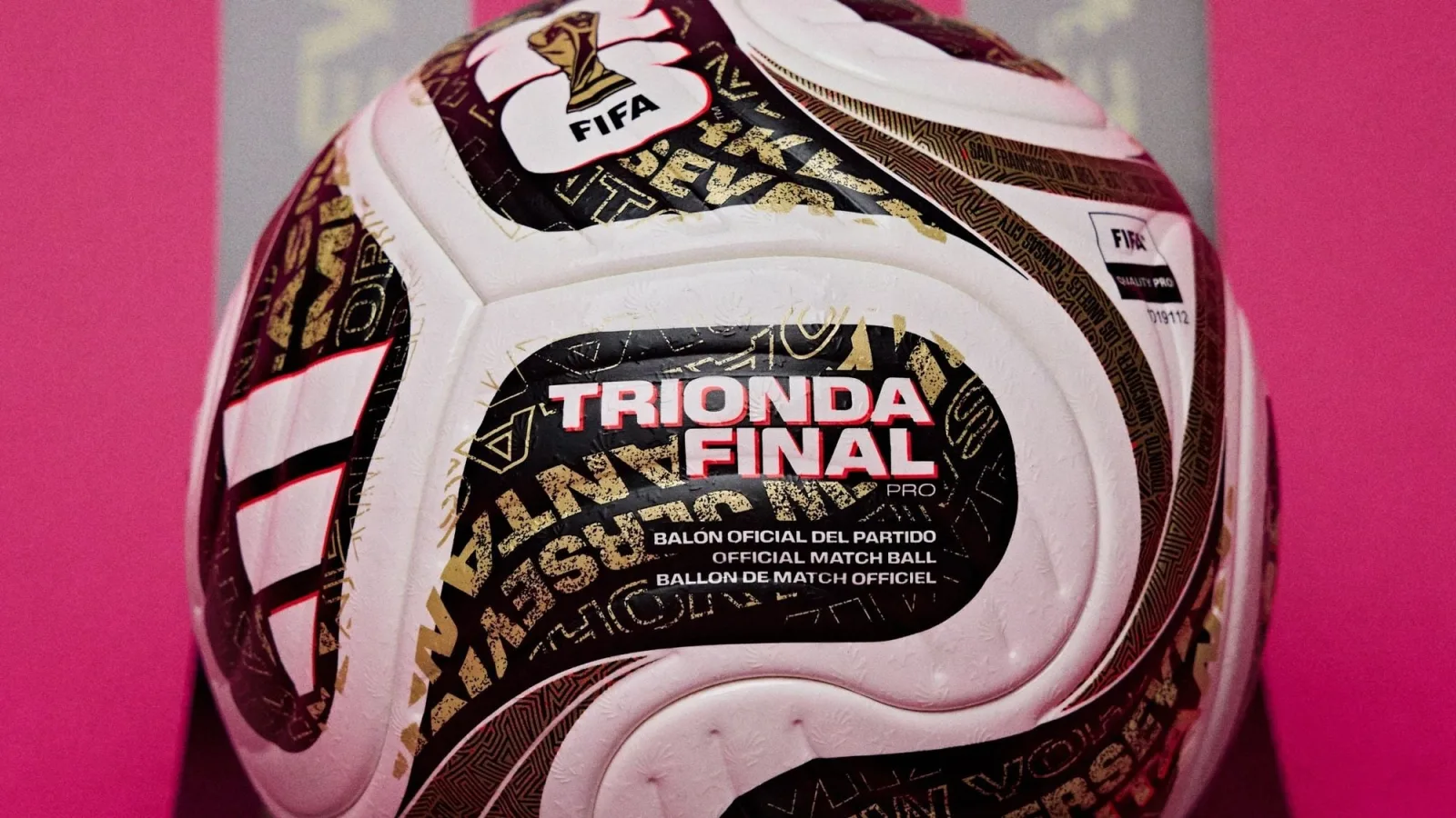 adidas presenta balón Trionda Final para semifinales y final del Mundial FIFA 2026