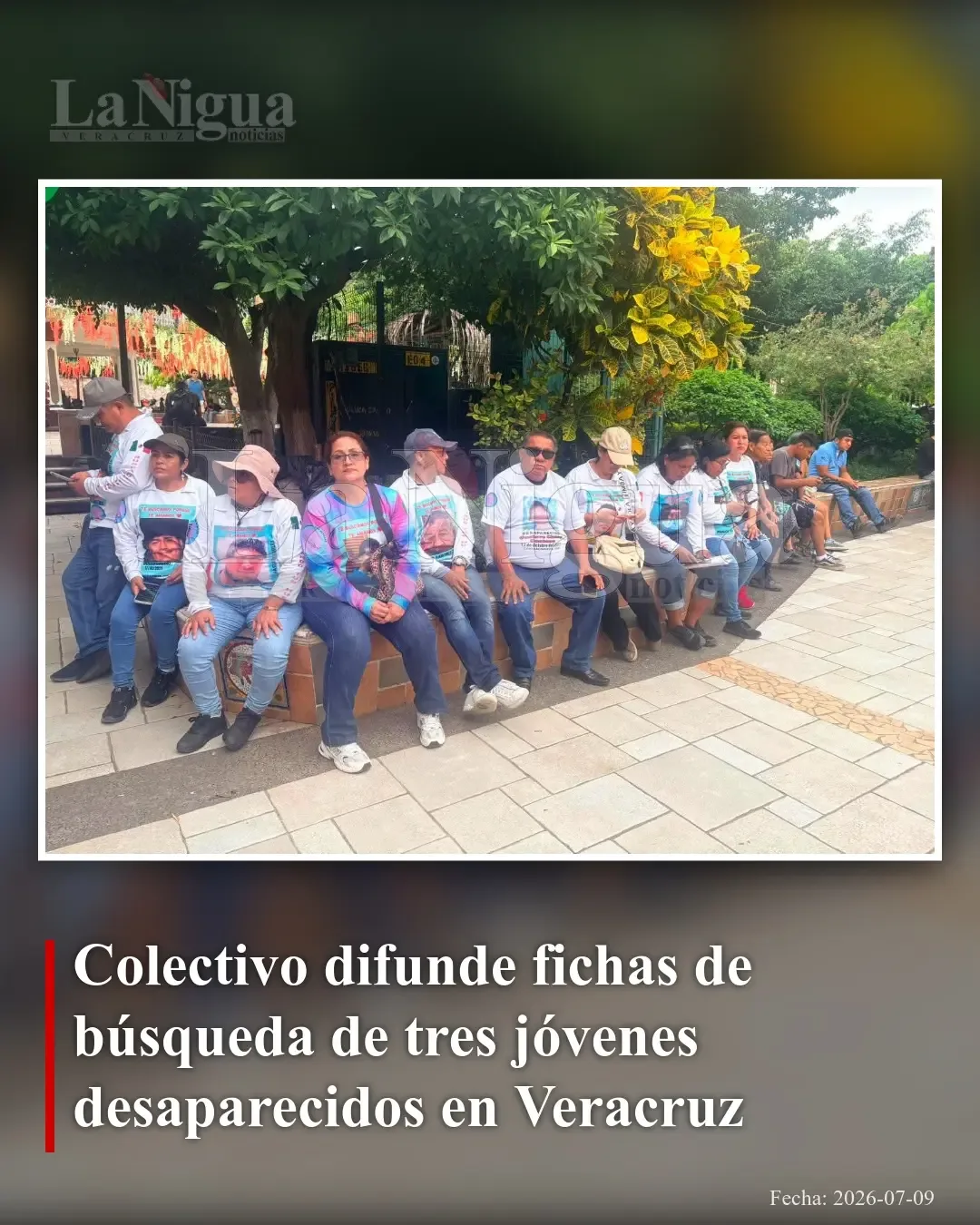Colectivo busca apoyo ciudadano para localizar a tres jóvenes desaparecidos en Veracruz
