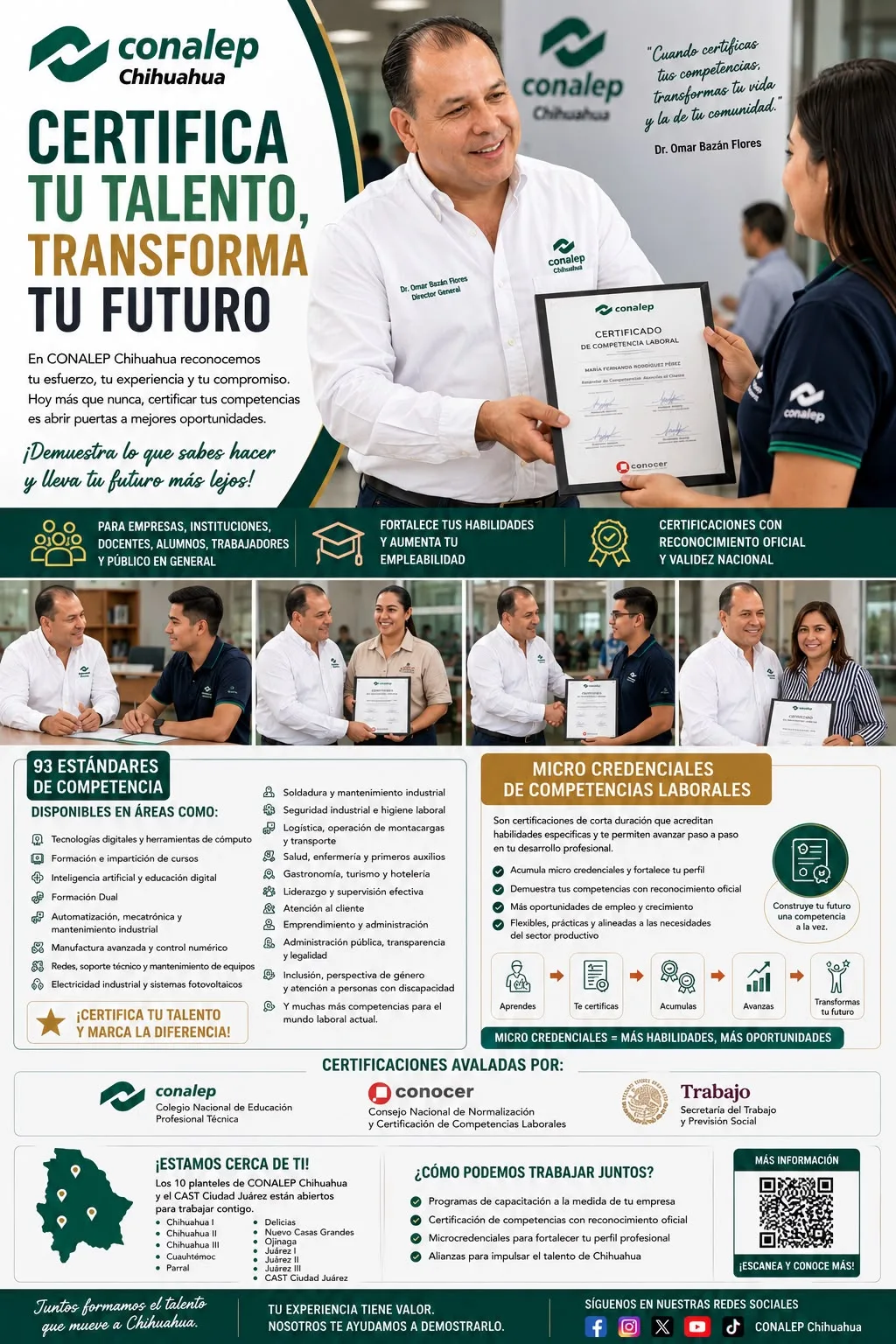 CONALEP Chihuahua impulsa certificación laboral para ampliar oportunidades profesionales