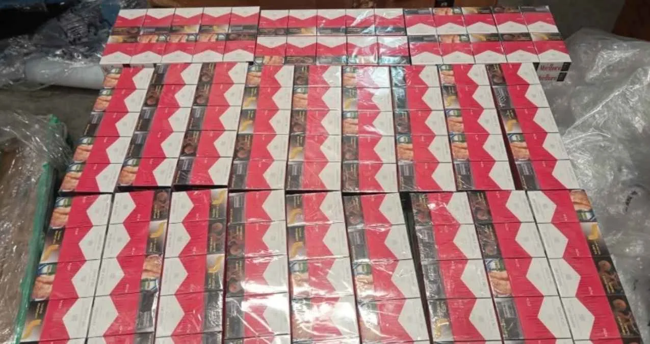 Confiscan en el AIFA cargamento de cigarrillos ilegales procedente de Bangkok