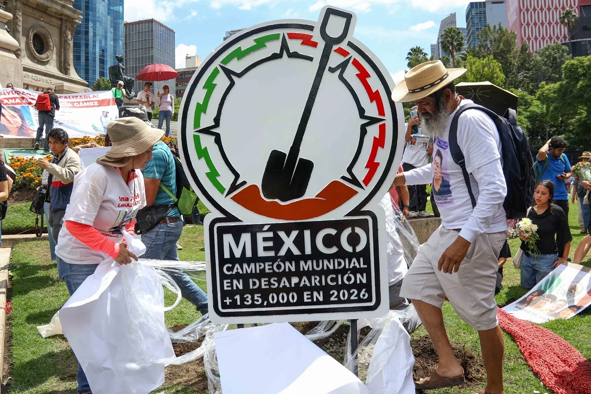 Desaparece el antimonumento en CDMX que recordaba a personas desaparecidas