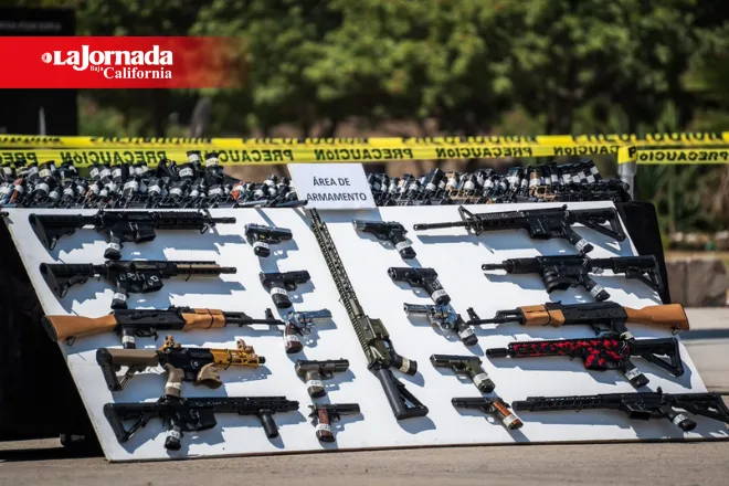 Destruyen en Baja California más de mil armas aseguradas, la mayoría de origen estadounidense