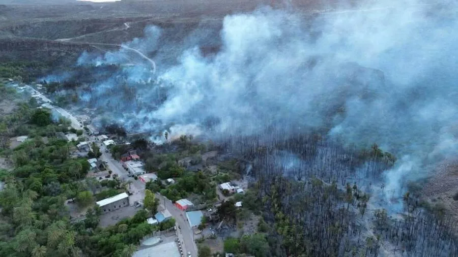 Incendio en San José de Comondú causa daños graves en viviendas y patrimonio familiar