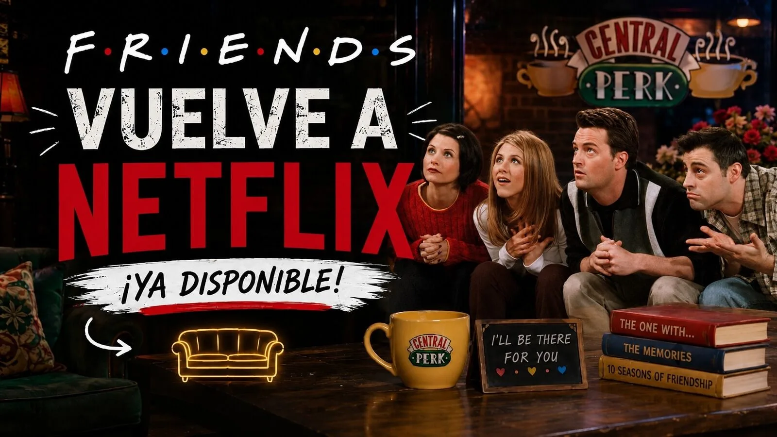 Netflix recupera la serie Friends en España tras su desaparición temporal