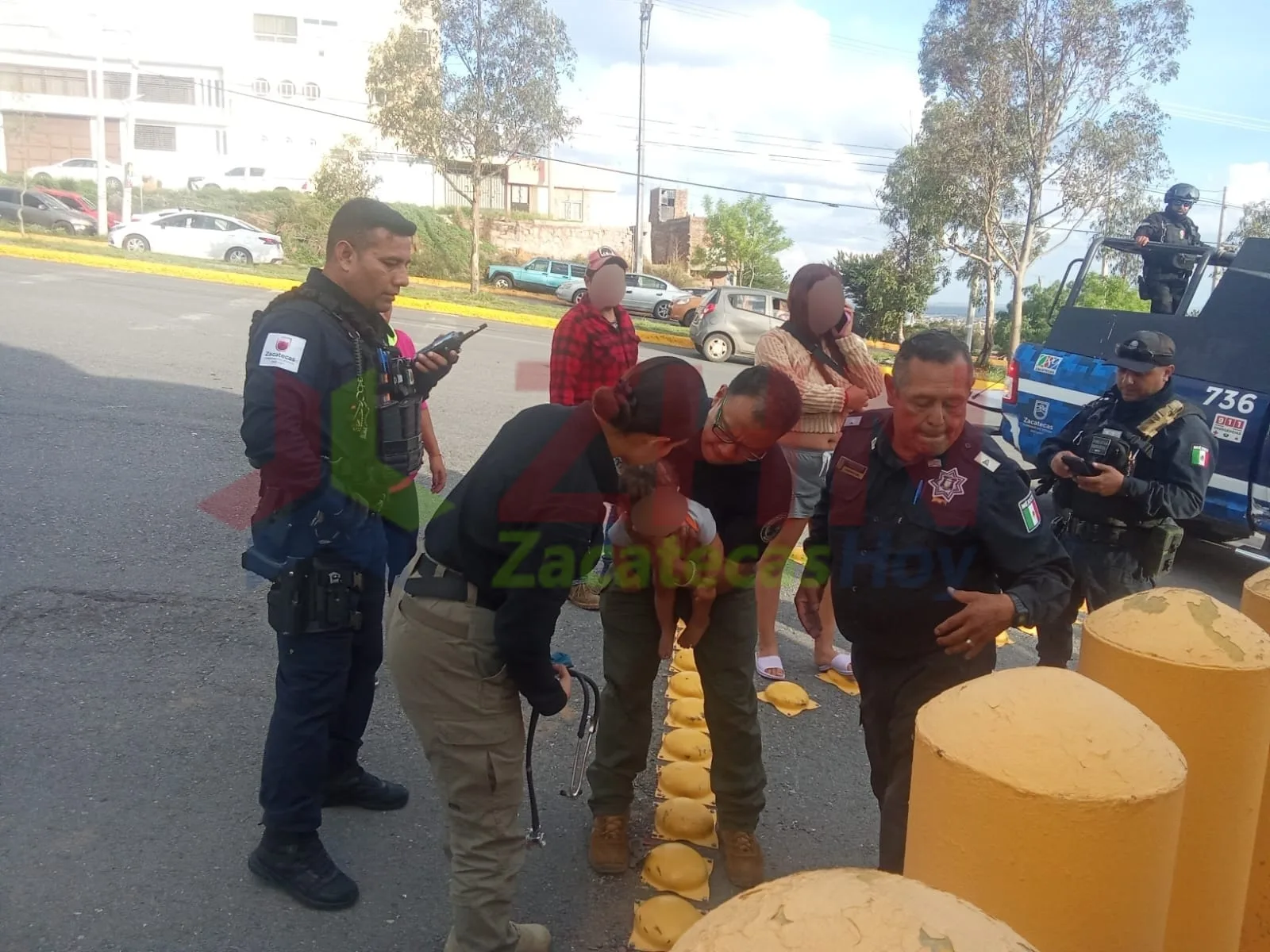 Paramédicos de Zacatecas salvan a lactante con maniobra de Heimlich tras obstrucción aérea