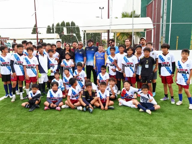 San Pedro Cholula impulsa inclusión mediante fútbol adaptado con Topos FC Puebla