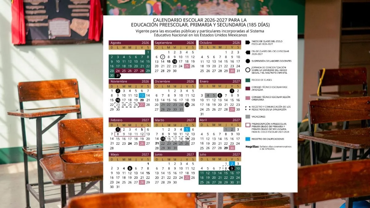 SEP Edomex anuncia calendario escolar 2026-2027 con fechas clave para estudiantes y docentes