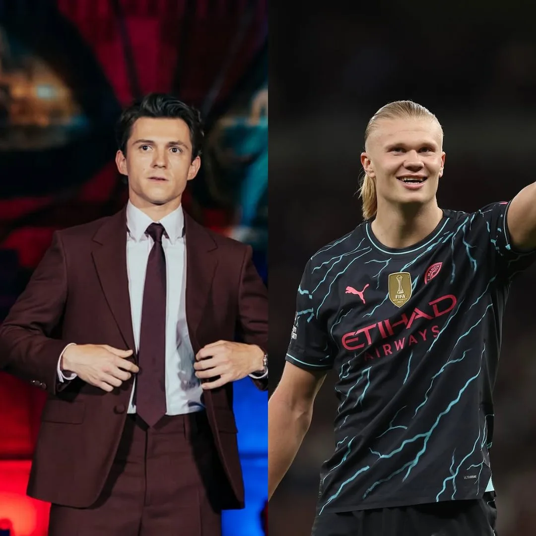 Tom Holland reveló que Erling Haaland lo dejó sin responder un mensaje directo