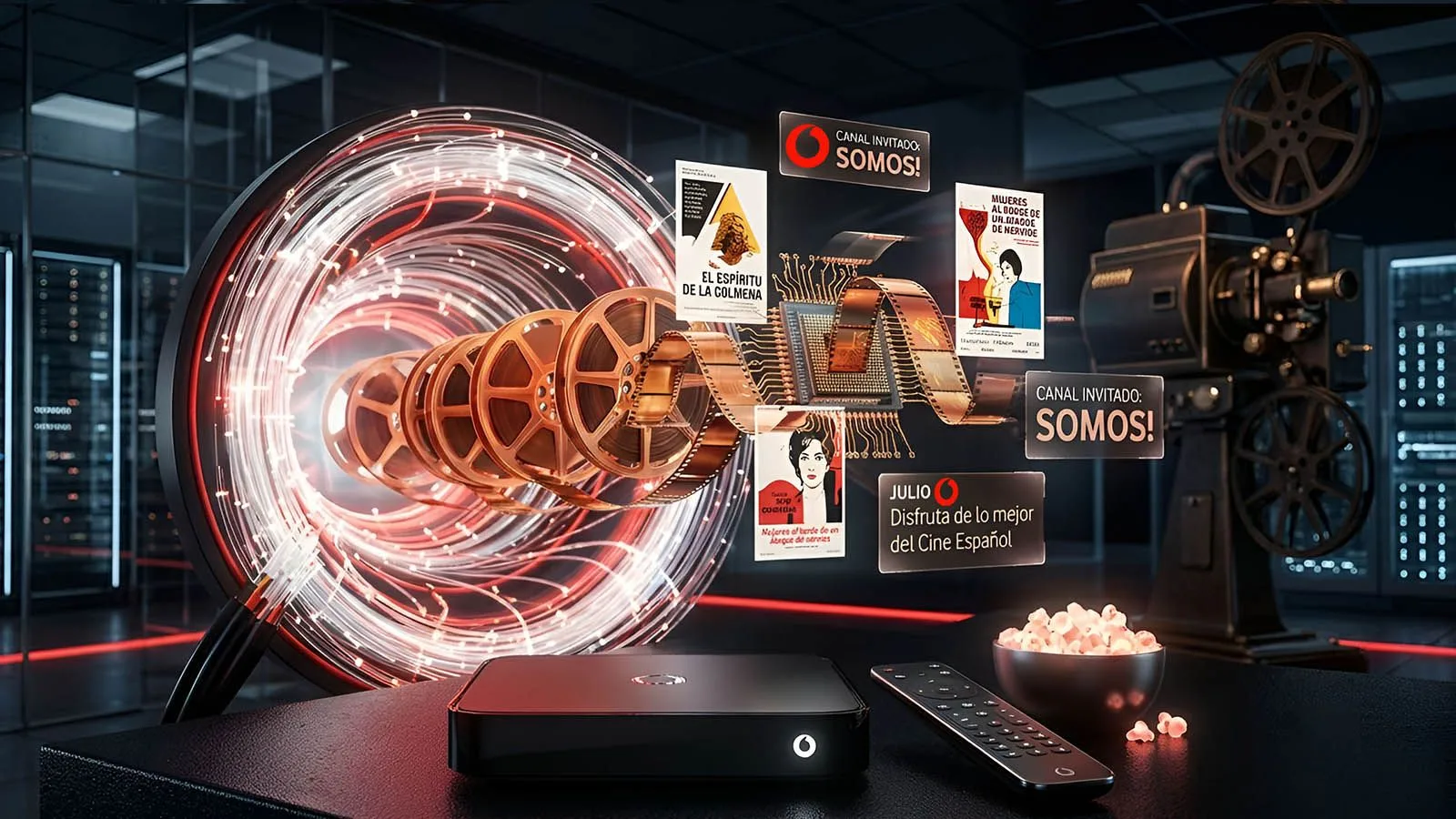 Vodafone TV ofrece gratis durante julio un canal dedicado al mejor cine español
