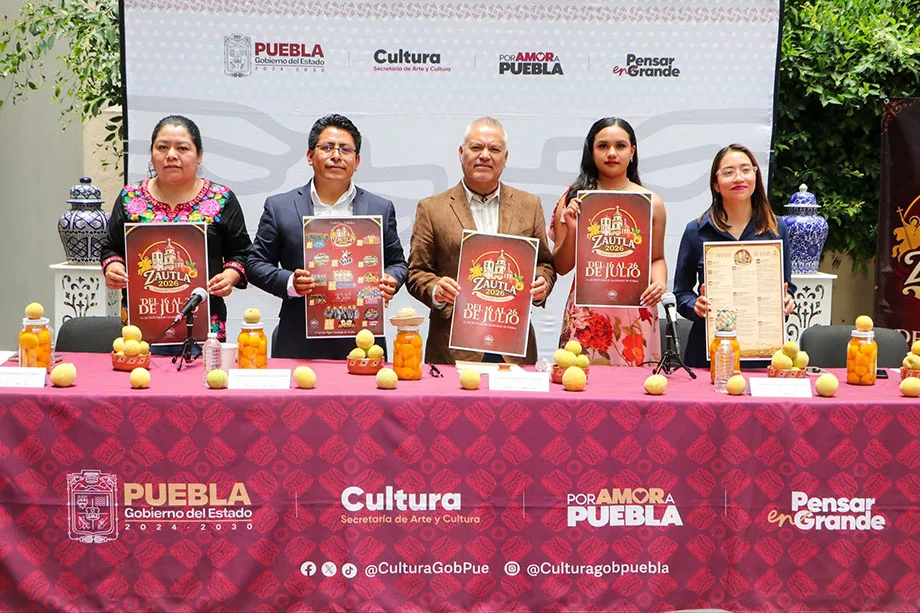 Zautla prepara la Feria del Durazno 2026 con 11 días de actividades para toda la familia