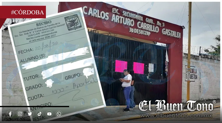 Denuncian irregularidades en cobros y manejo de recursos en secundaria de Córdoba