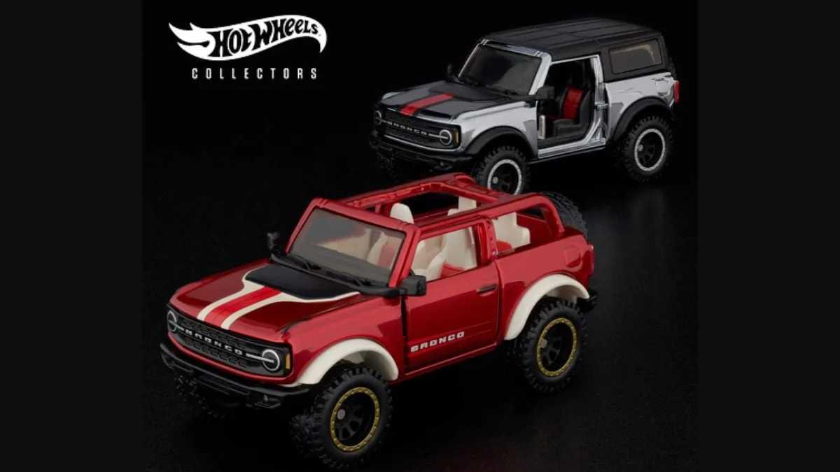 Mattel presenta edición limitada Hot Wheels Ford Bronco 2021 con versión exclusiva CHASE